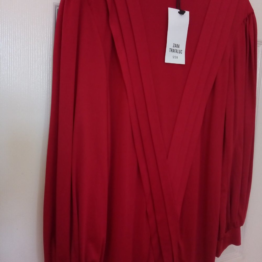 Zara Trafaluc Pleated Tunic Dress - Small - Picture 5 of 6